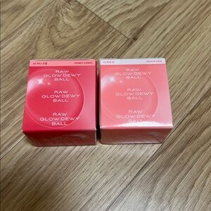 NEW Hince Glow Dewy Ball Set in Coral and Peach